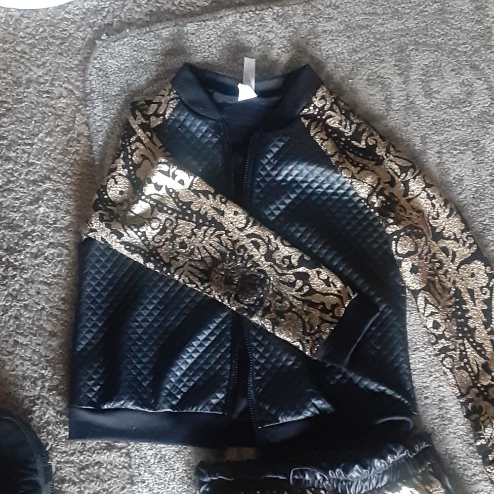 Zip up track suit and pants